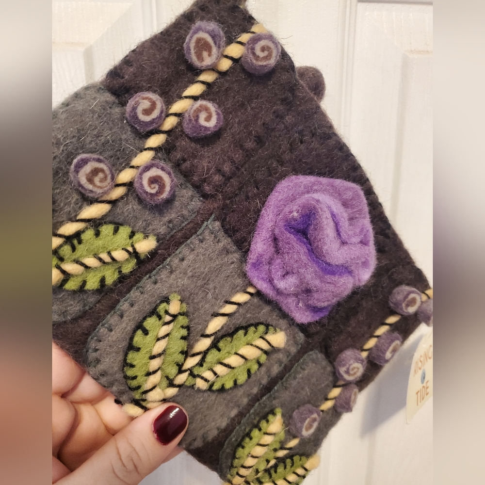 Felted Wool Wristlet